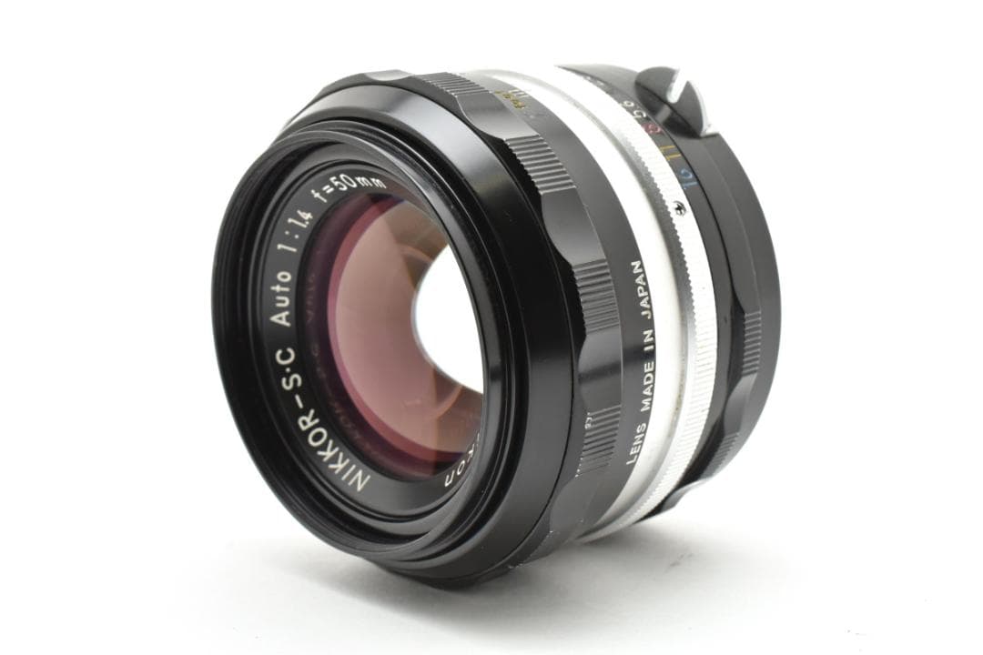 美品　NIKON NIKKOR-S.C Auto 50mm f1.4　H049