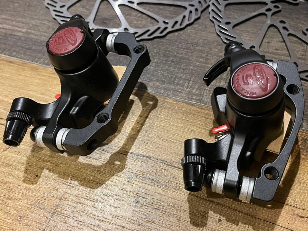 新品未使用 Avid BB5 前後セット　ローター付　surly bluelug