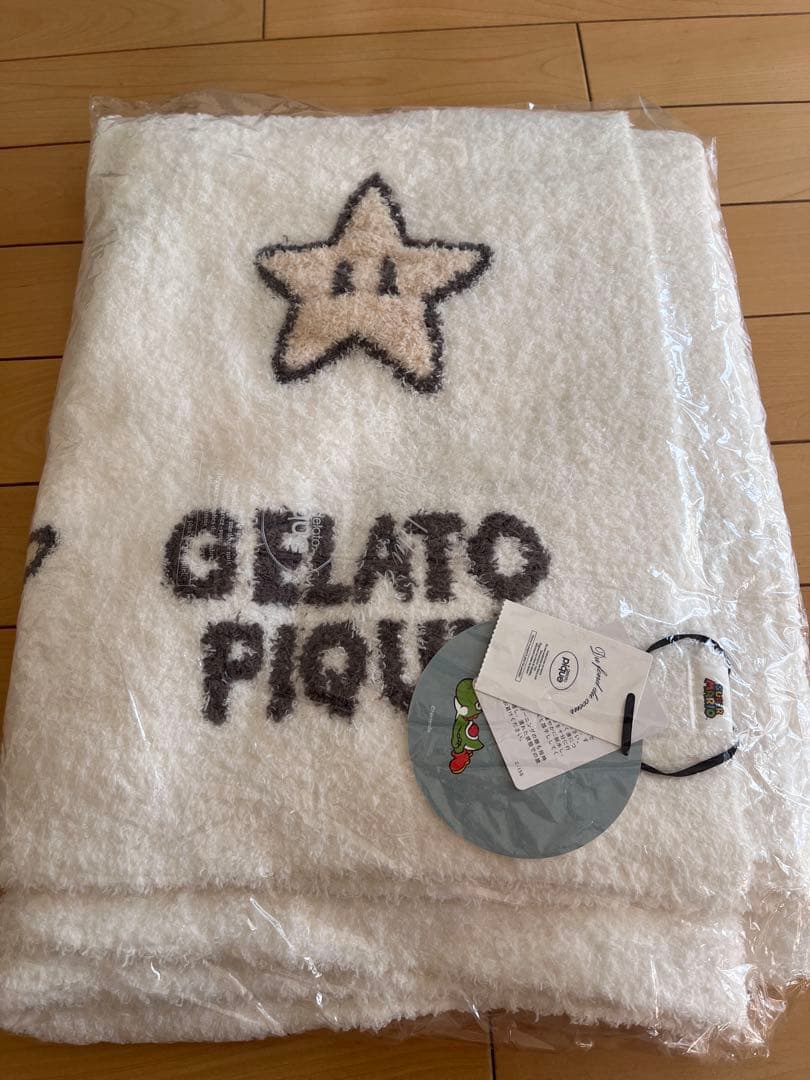 GELATO PIQUE スーパーマリオ スター柄　ブランケット