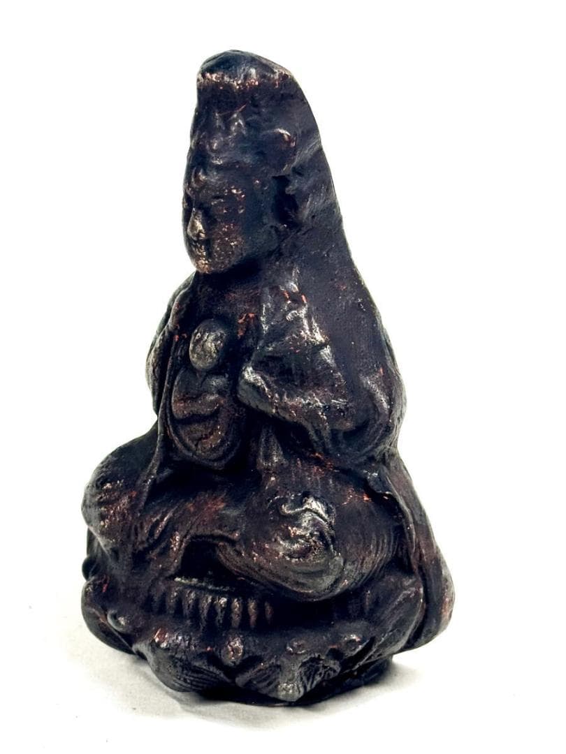 マリア観音様立像 かくれキリシタン 時代物 伝世品焼物 ウブ品 WWTT375