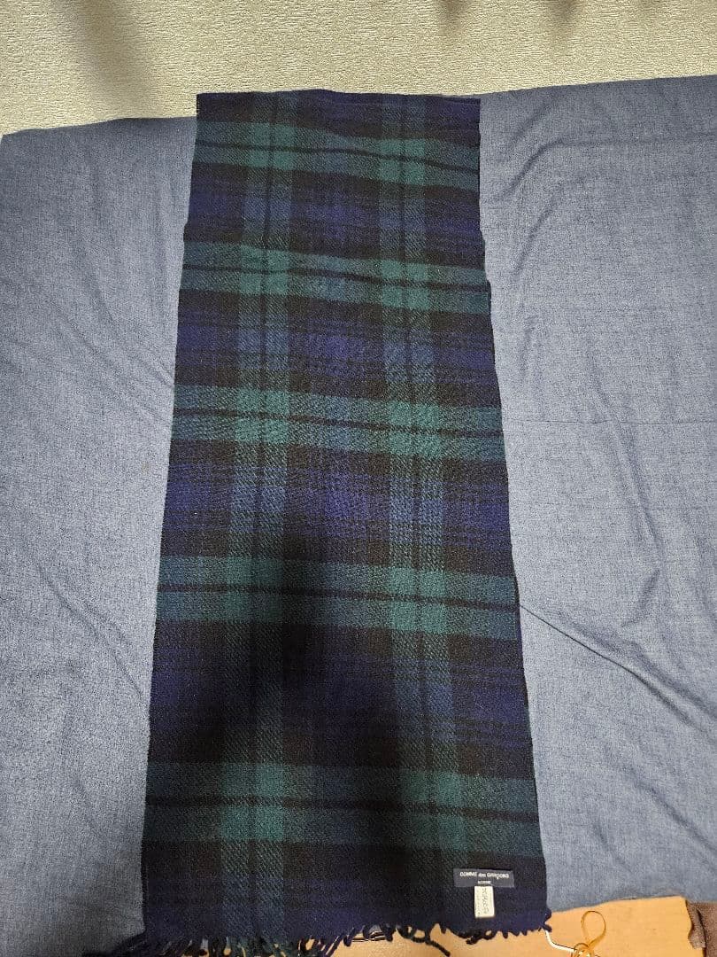 美品 コムデギャルソン オム マフラー COMME des GARCONS