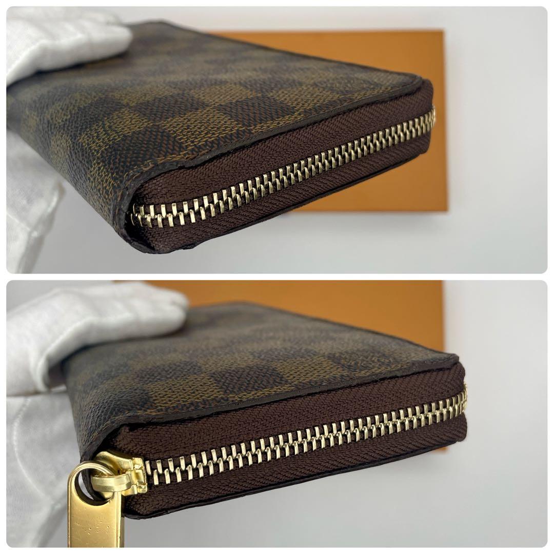 ルイヴィトン ダミエ ジッピーウォレット ラウンドファスナー 長財布 ブラウン
