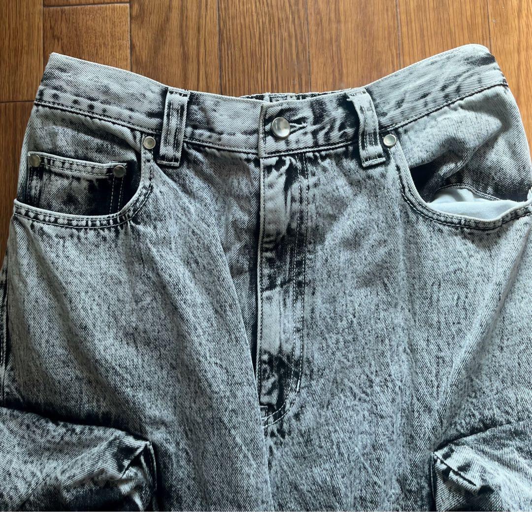 MAISON SPECIAL ビッグポケット 2WAYバギーデニムカーゴパンツ