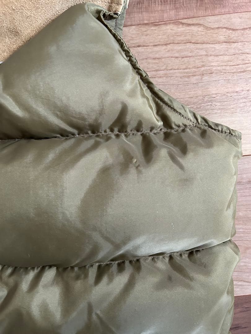 美品　ウールリッチ　ダウンベスト　ブラウン　M 70s 80s 白タグ