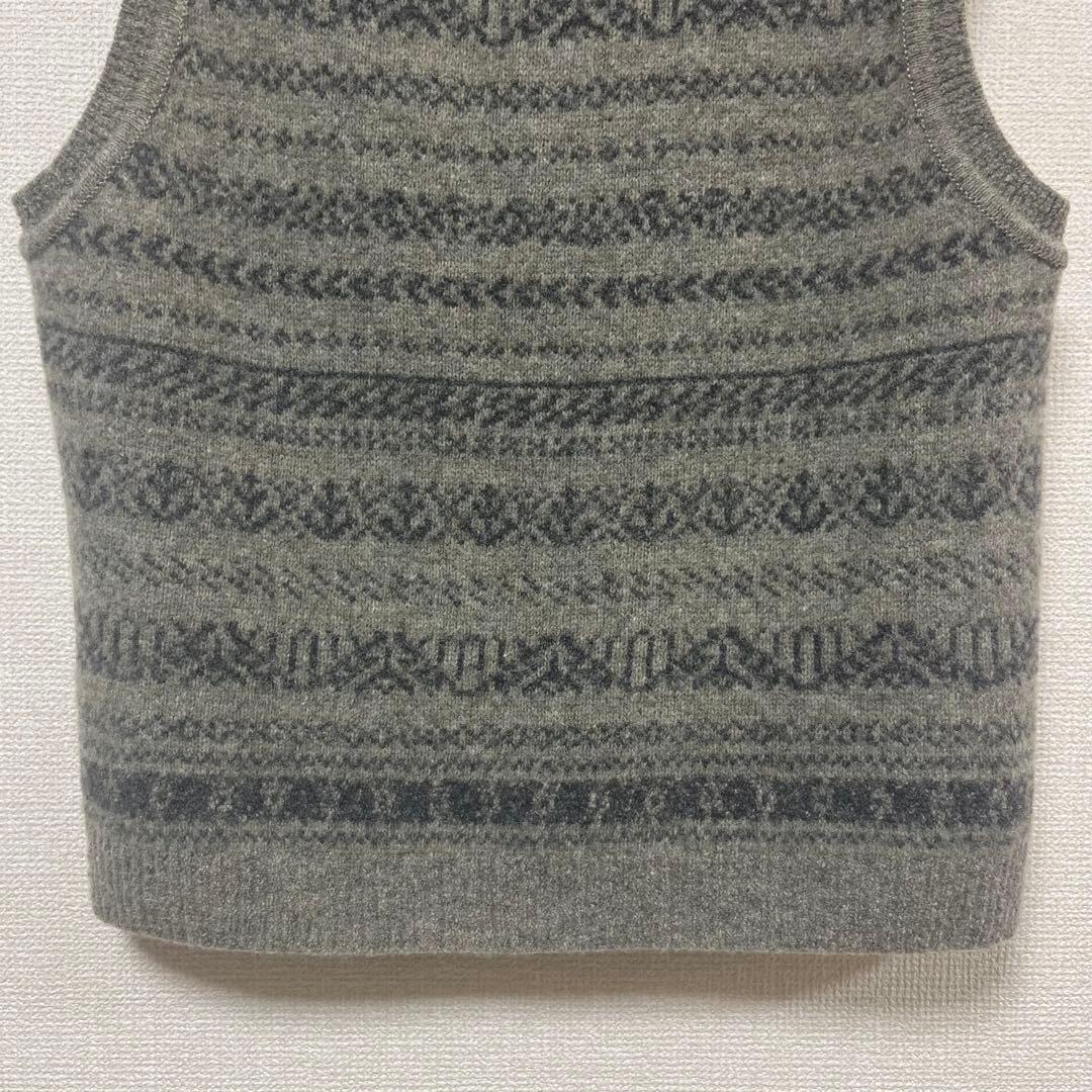 2025AW☆パドカレ pas de calais Vネックベスト ジレ ニット