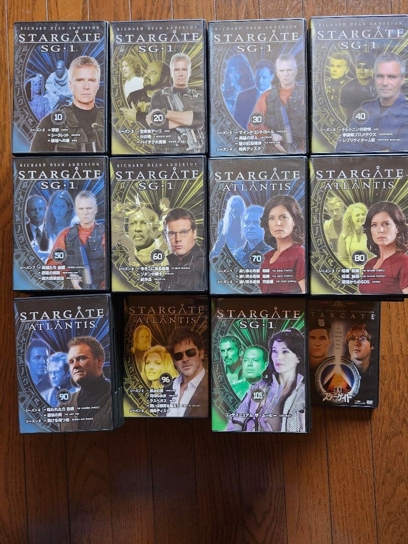 スターゲイト SG-1 & アトランティス 全巻セット105枚+1