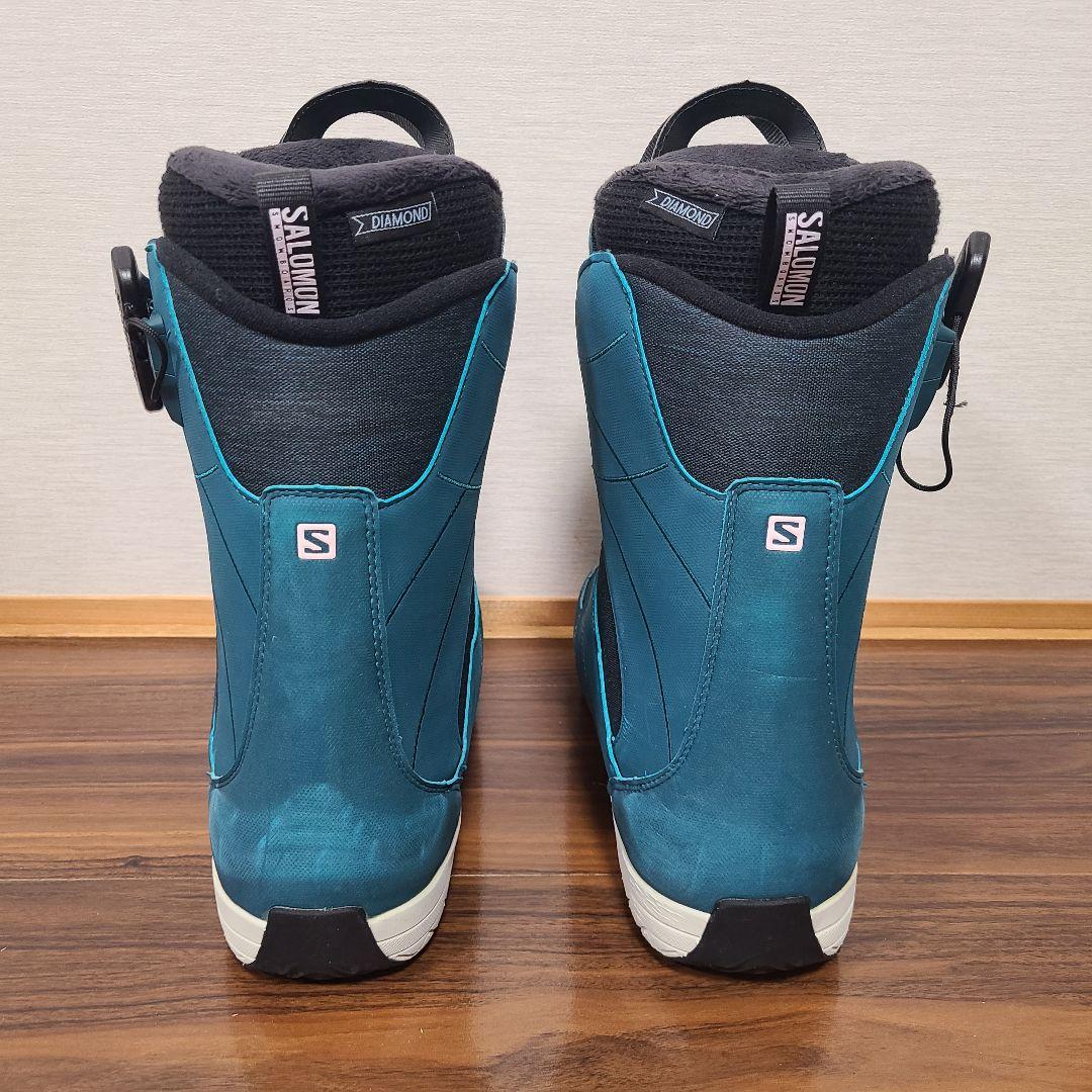 ティールカラー BOAシステム スノーボードブーツ 24.5