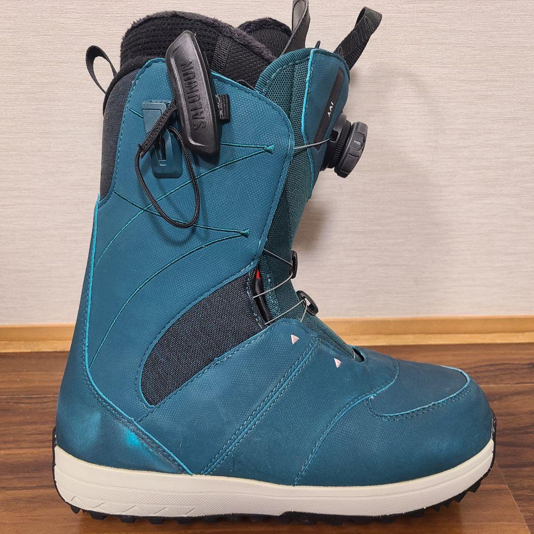 ティールカラー BOAシステム スノーボードブーツ 24.5