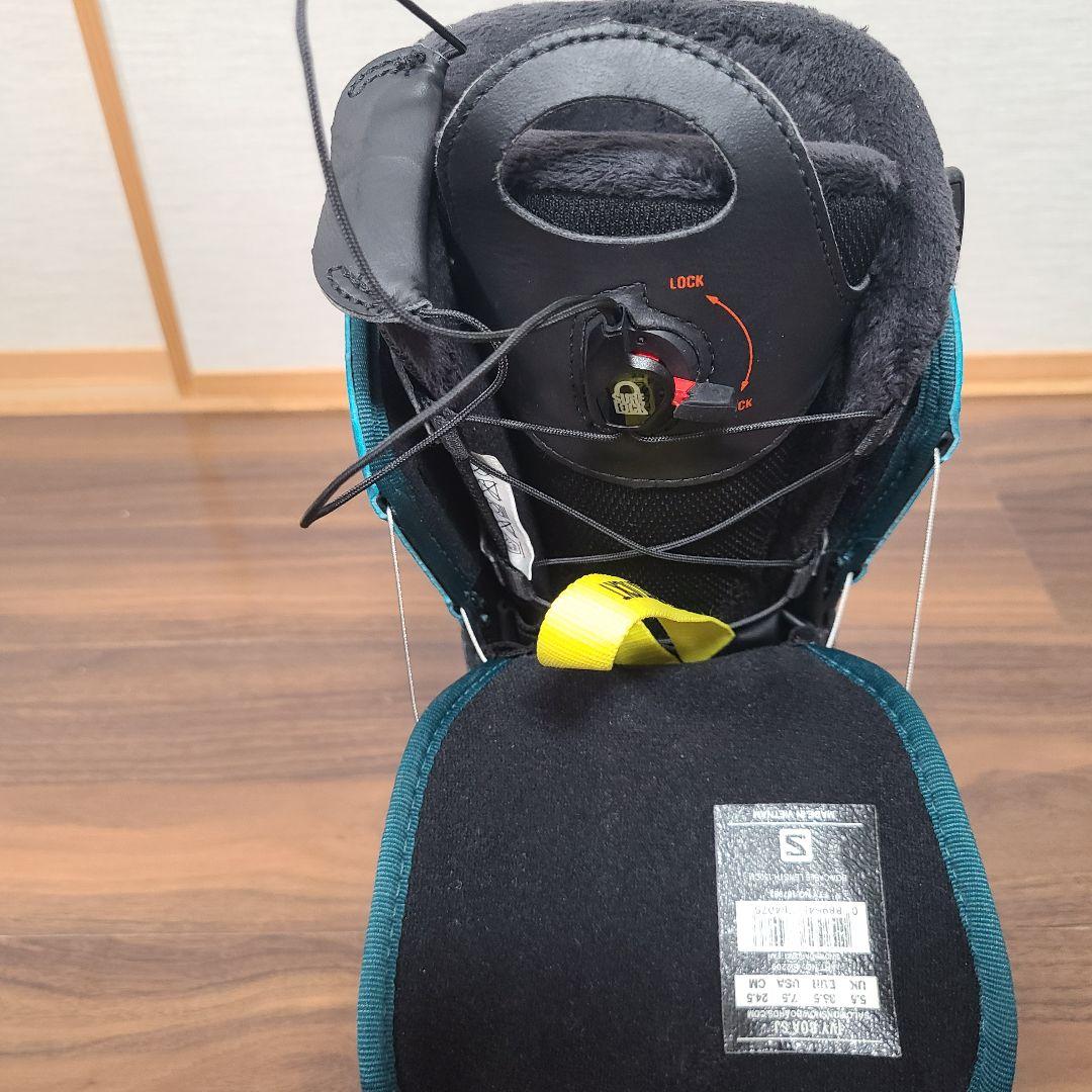 ティールカラー BOAシステム スノーボードブーツ 24.5