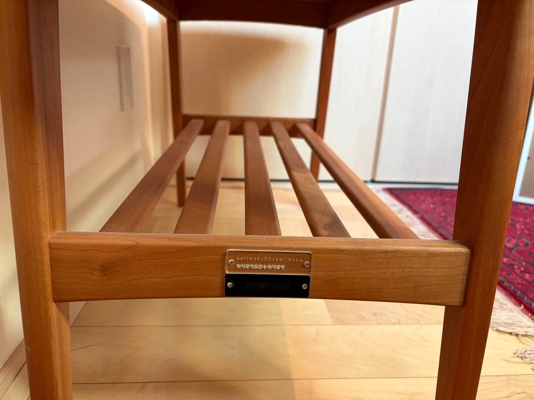 カリモク60 テーブル　チェリー材