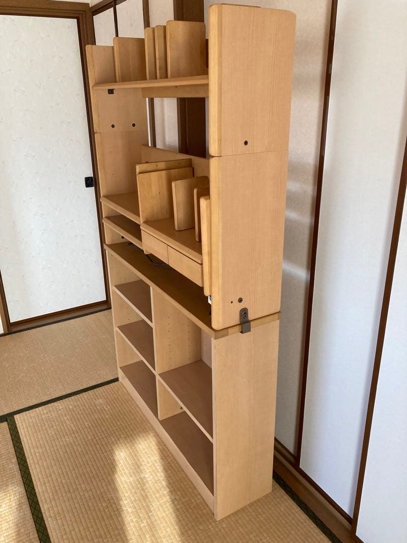 イトーキ　フリーワン　学習机セット　組合せ可能な棚つき　美品　引取or着払い