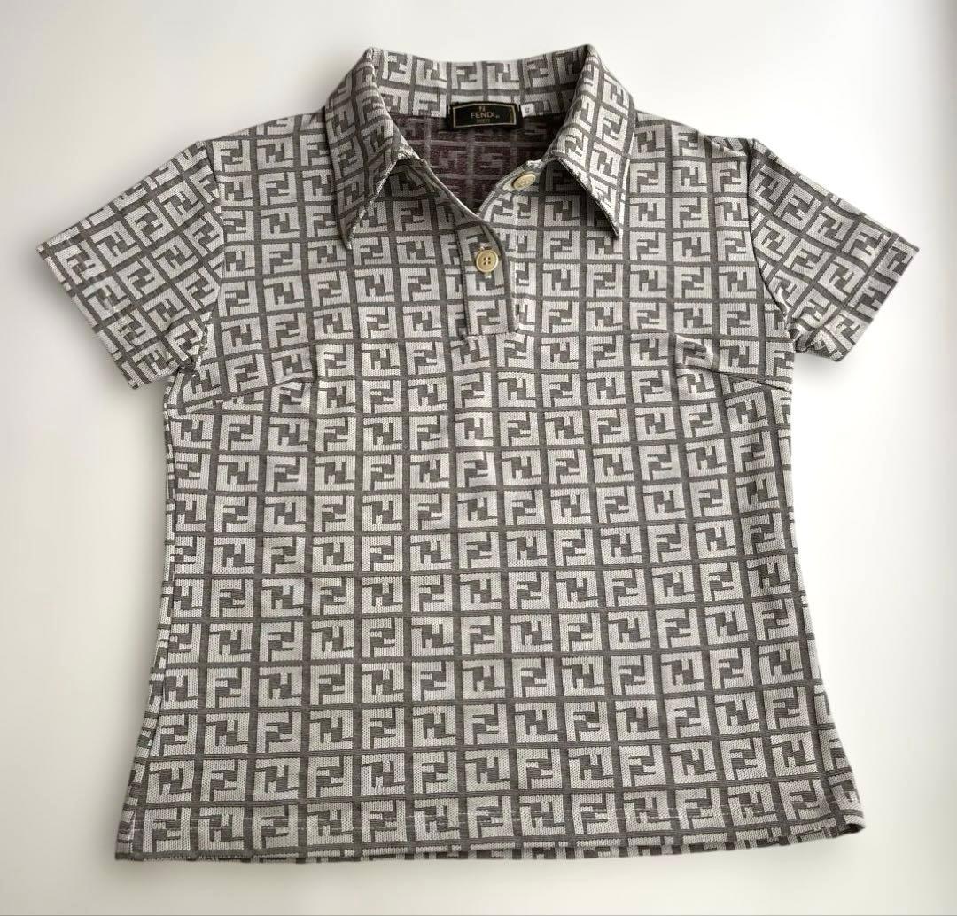 フェンディ Fendi ズッカ柄 ポロシャツ トップス Y2K
