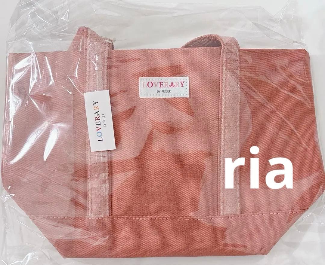 オールドテディガール　ワッペントートバッグ　ピンク