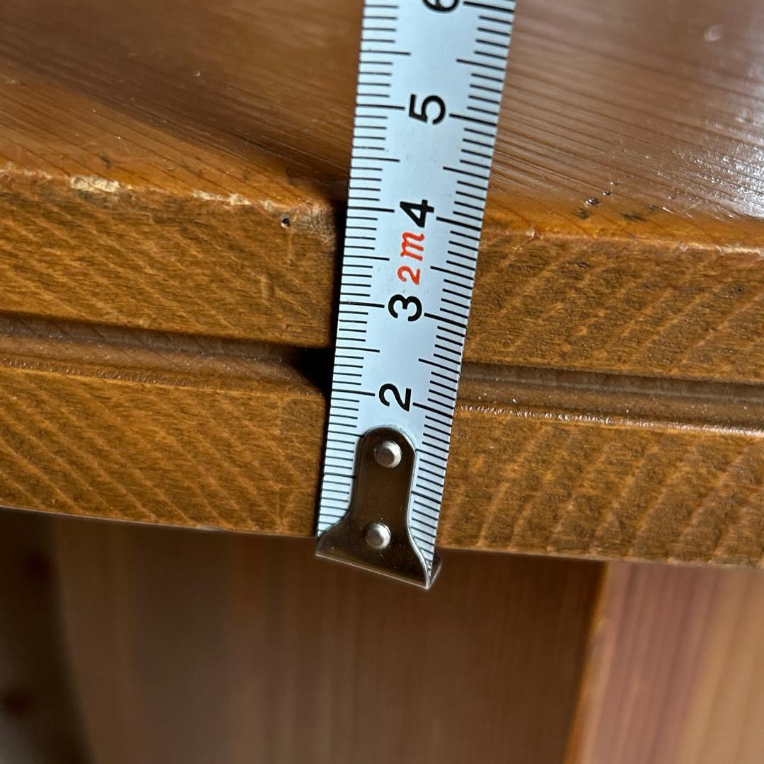 木製円形座卓 直径140cm、高さ33.5cm