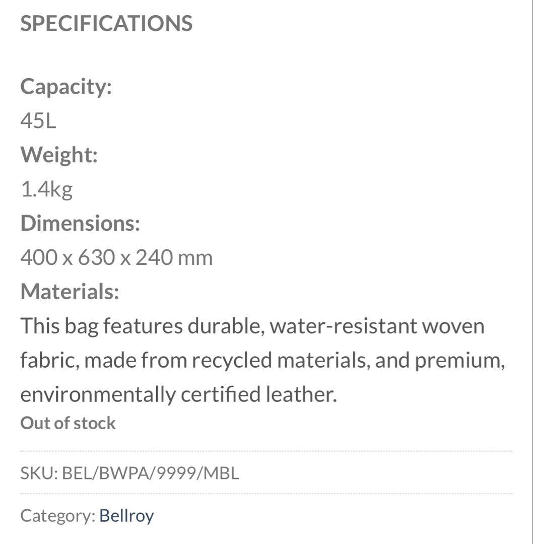 【*を様 ＊超美品＊ Bellroy Classic Weekender マリン