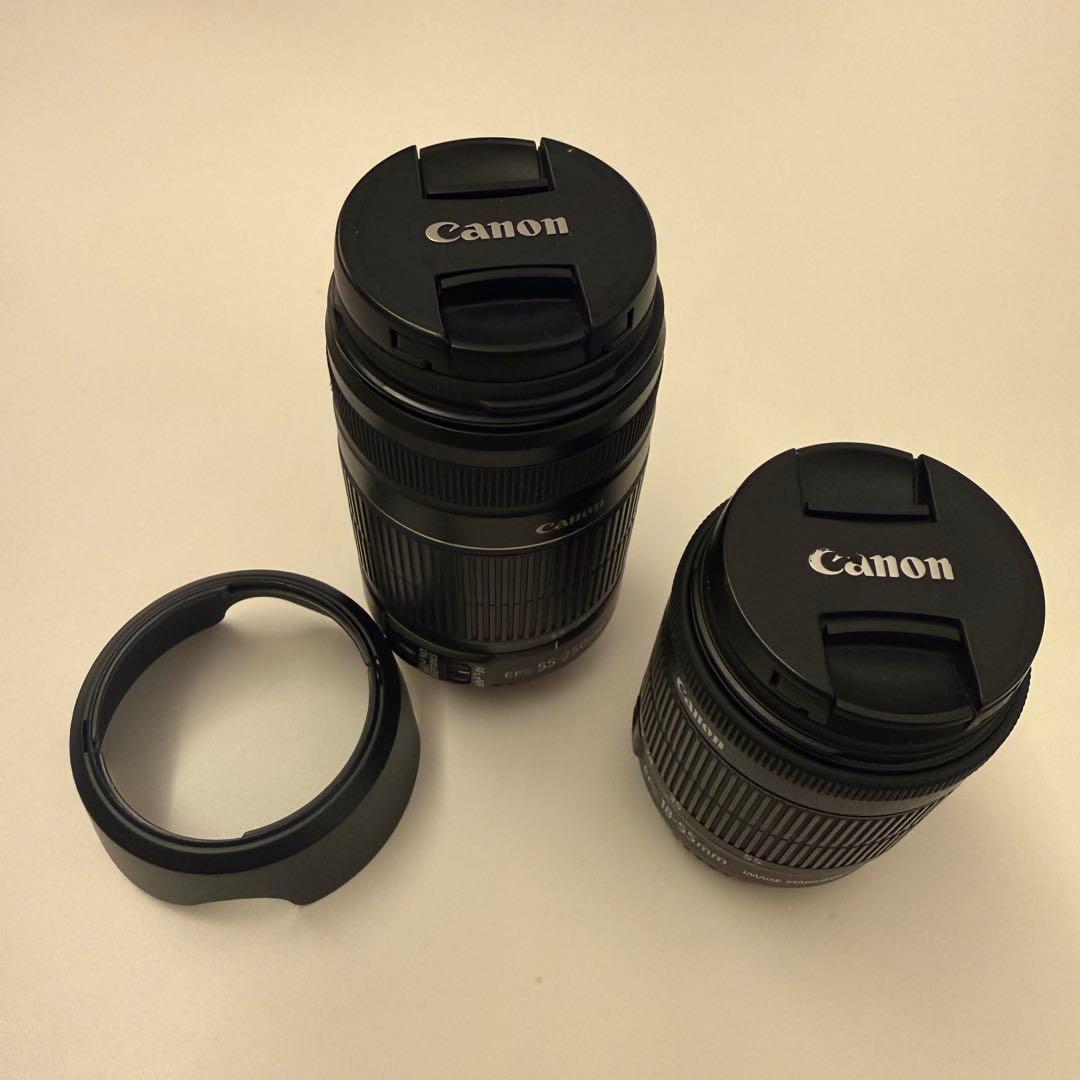 CanonEF-S 18-55mm & 55-250mmレンズ