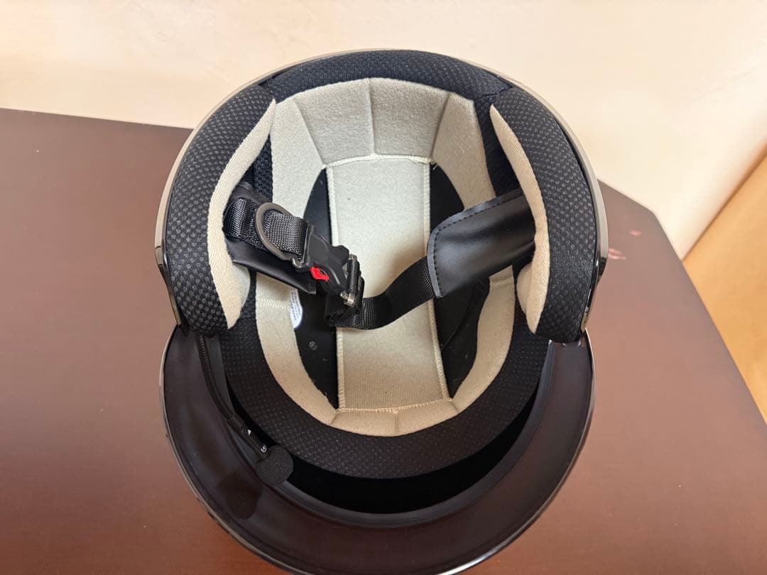 ZENITH ブラック ジェットヘルメットSF-7II