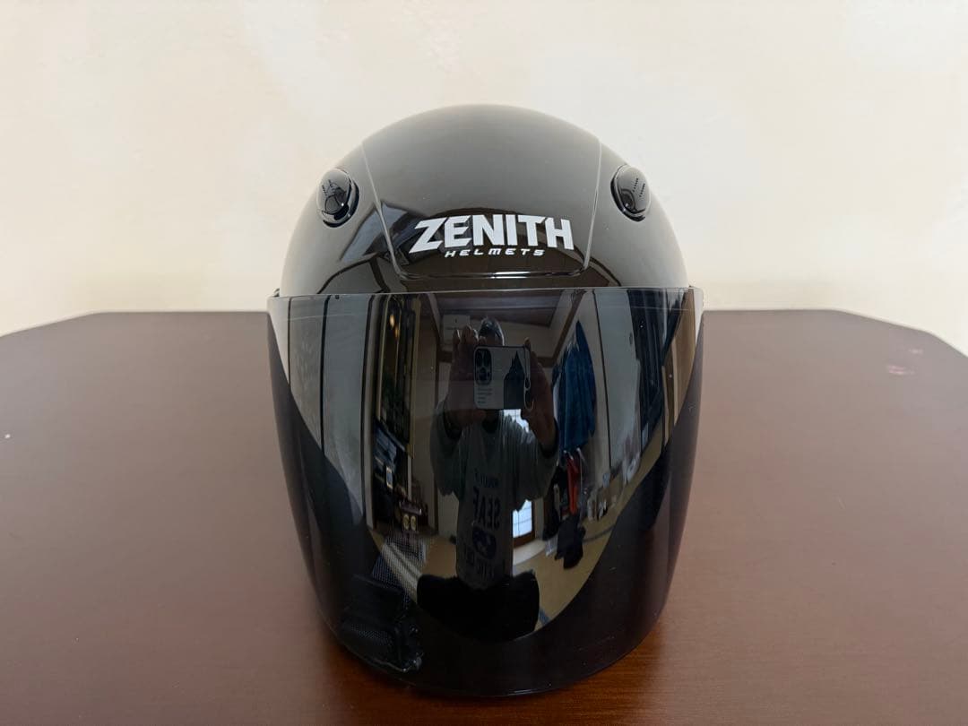 ZENITH ブラック ジェットヘルメットSF-7II