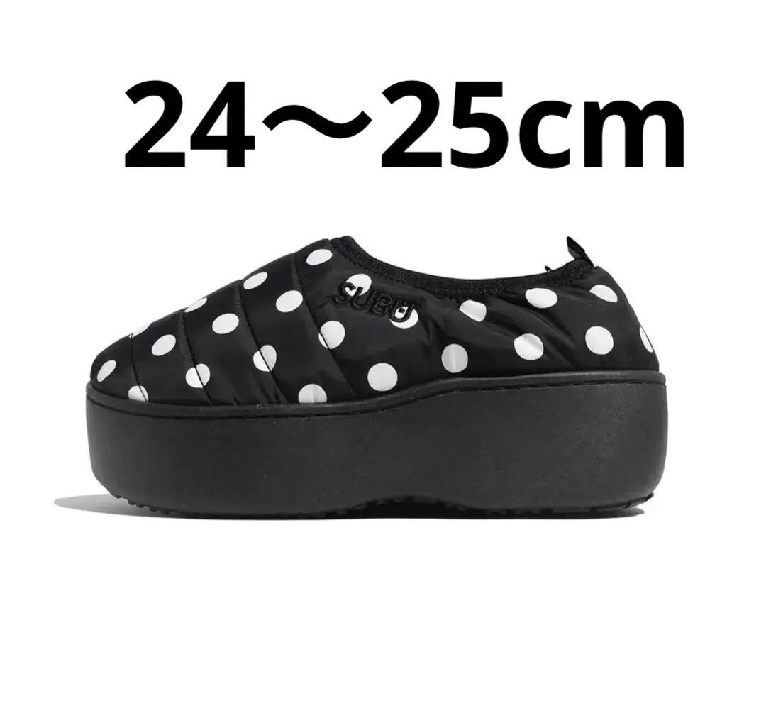 SUBU ドット　厚底　24〜25cm