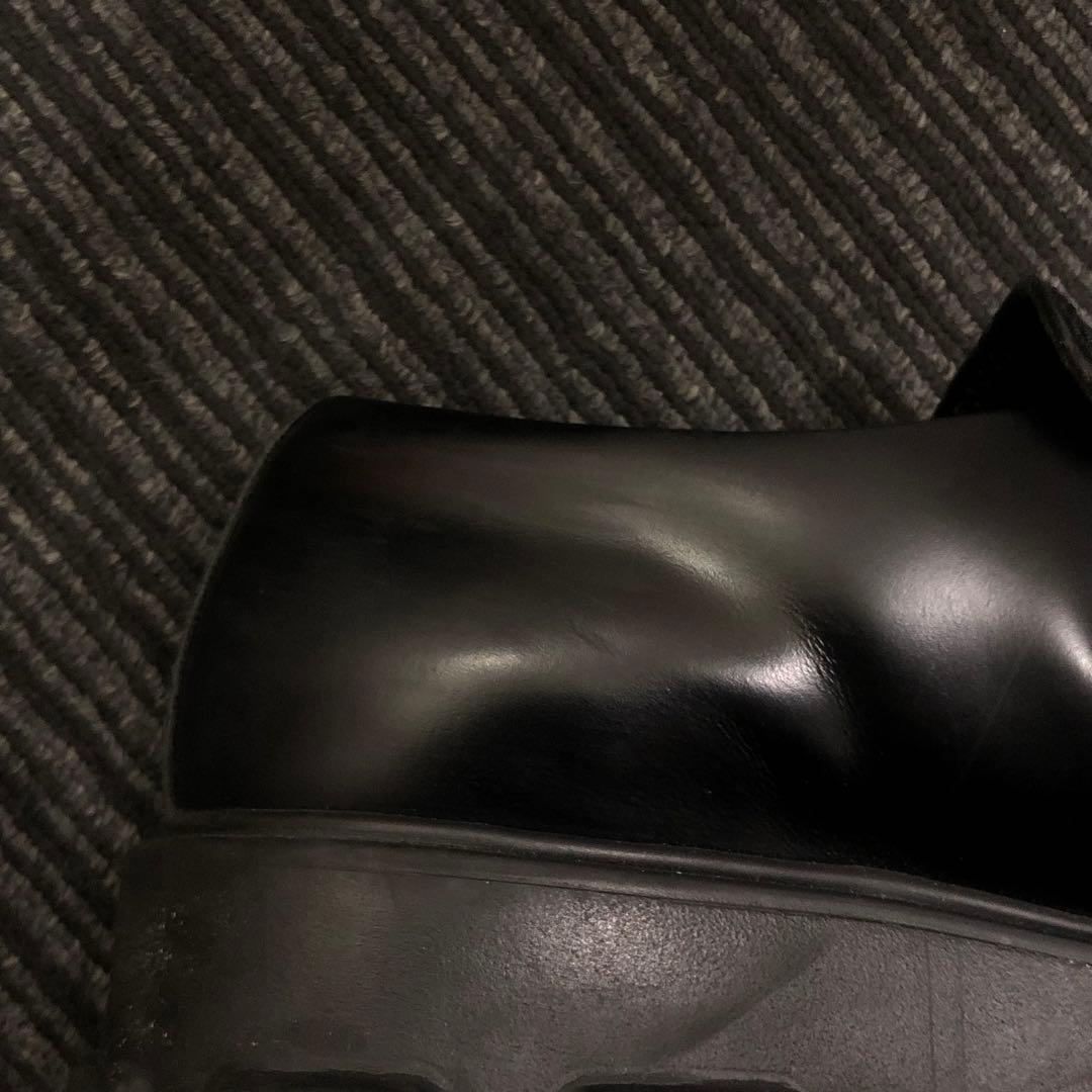 PRADA モノリス　ブラッシュドレザー　ローファー サイズ表記5 2DE129