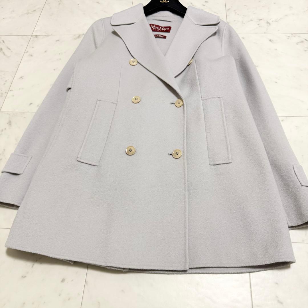 人気❤️MaxMara STUDIO カシミヤ　クチートアマーノ　ショートコート