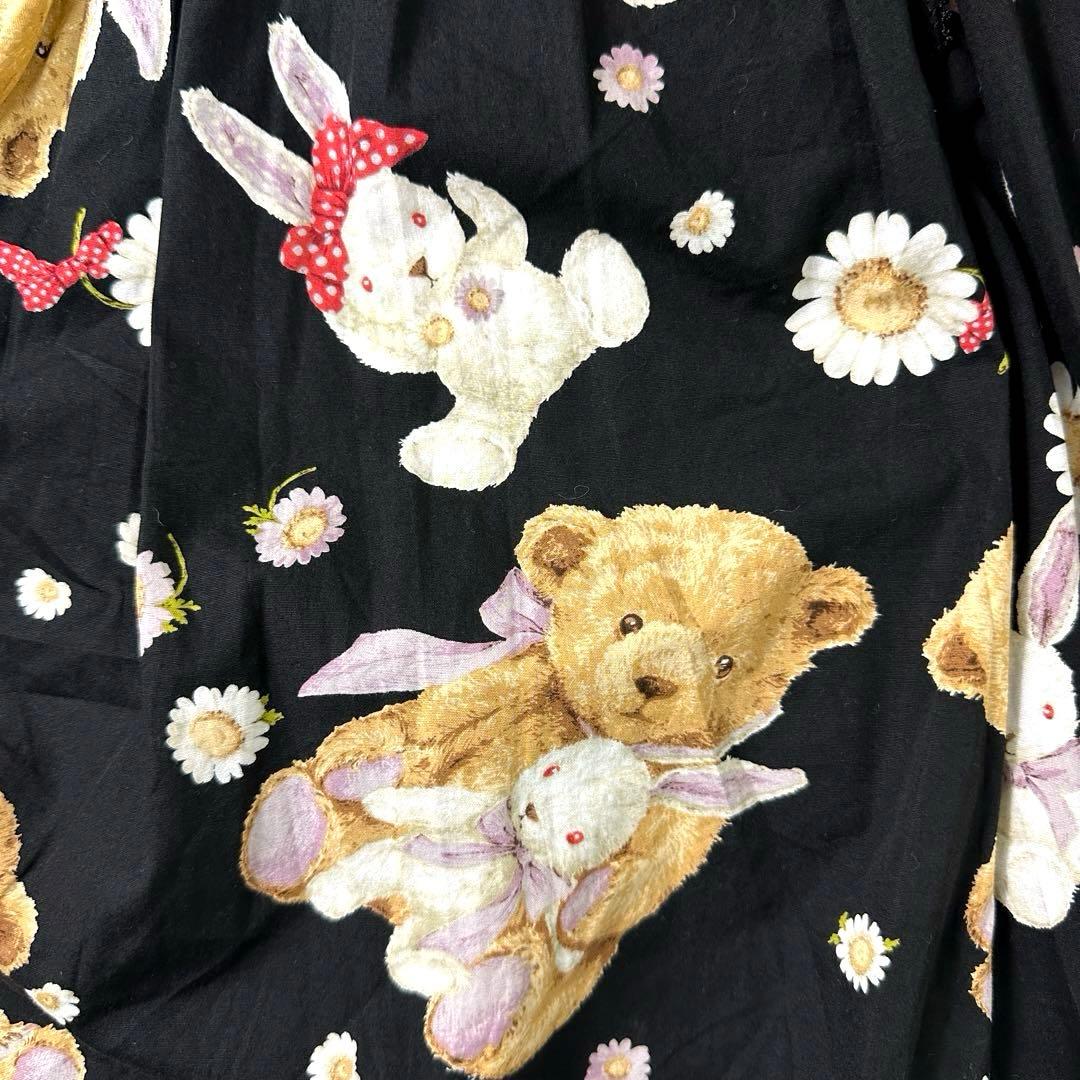 ピンクハウス ひな菊ロンド カタログ掲載 チュニックワンピース うさぎ＆くま