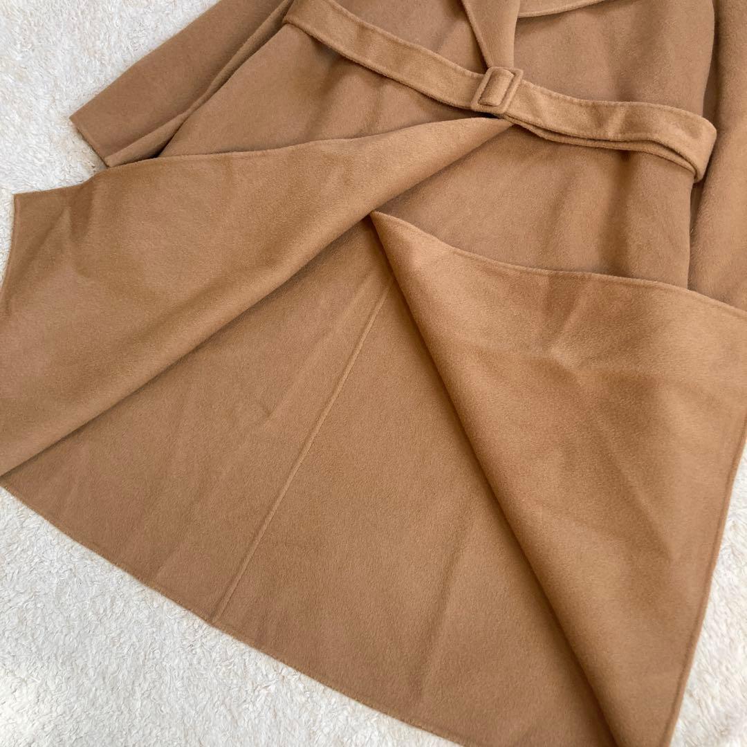 極美品・近年モデル✨Theory　ダブルフェイスロングコート　カシミヤ混