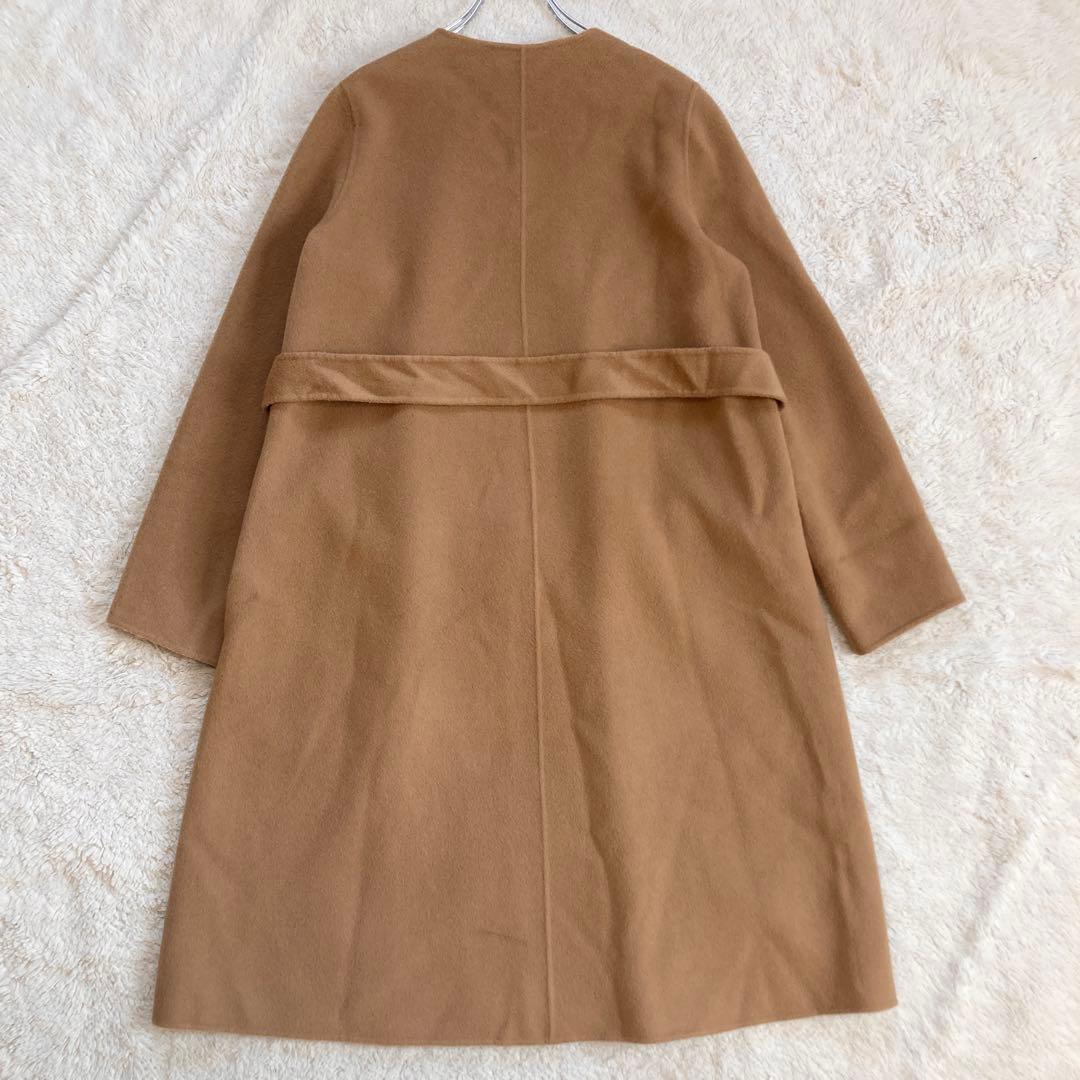 極美品・近年モデル✨Theory　ダブルフェイスロングコート　カシミヤ混