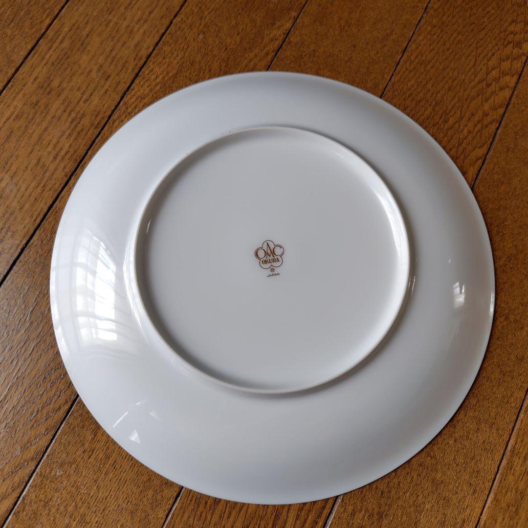 大倉陶園 OKURAゴールドライン（クープシェープ）パン皿16㌢6枚セット 金縁