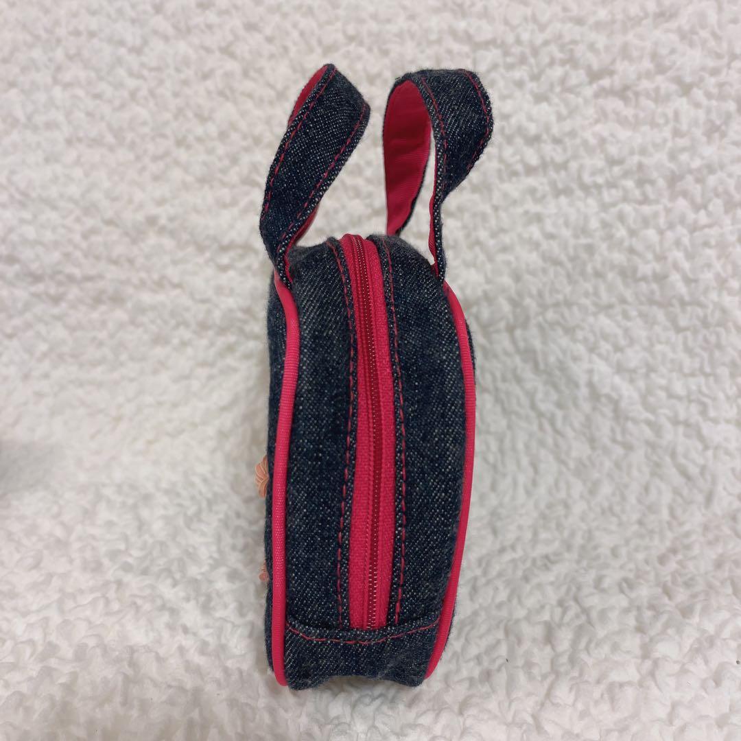 希少　ハローキティ　サンリオ　デニム　手帳　ケース　ポーチ　未使用