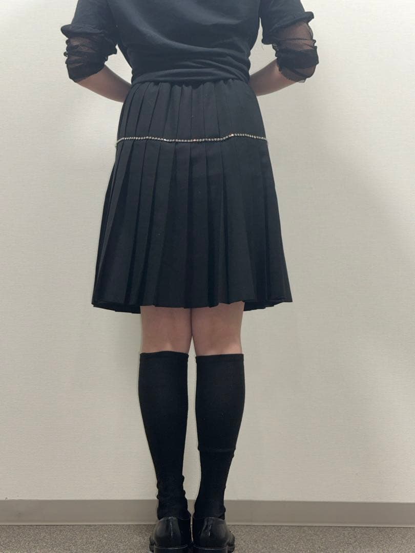 ジュンヤワタナベ Junya Watanabe ひざ丈プリーツスカート