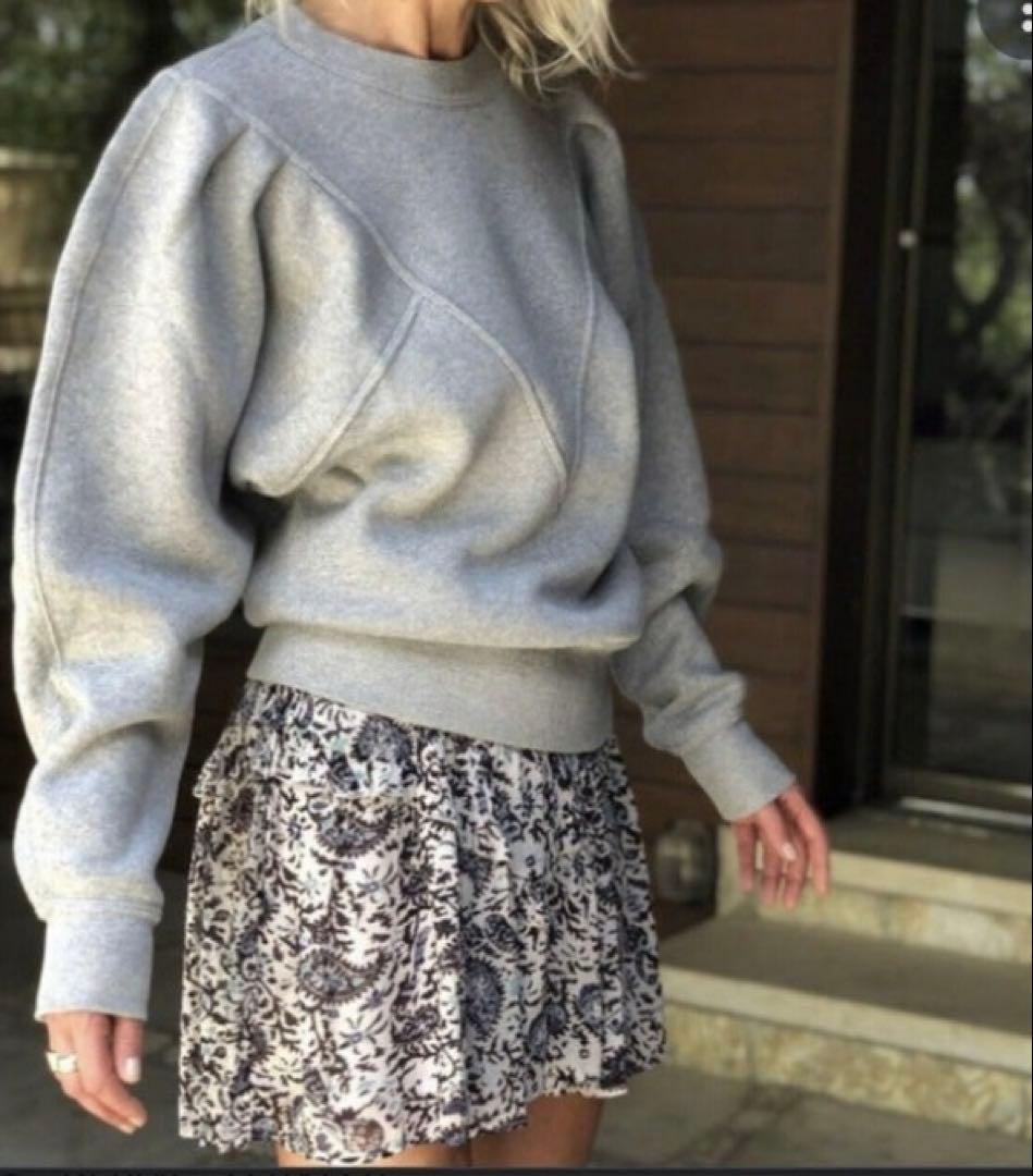 isabel marant étoile パフスリーブ スウェット
