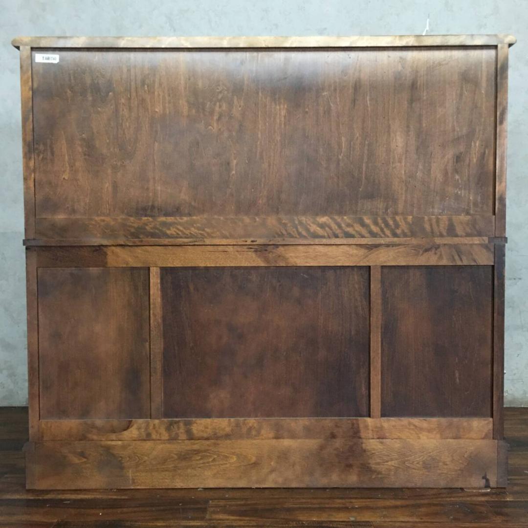 月末限定値下げ！北海道民芸家具 樺無垢材 ライティングビューロー デスク 両袖