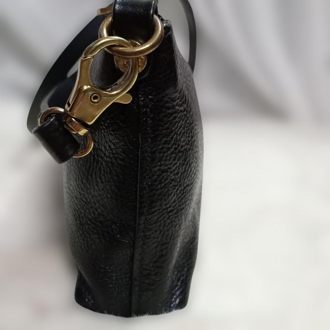 イルビゾンテ　IL BISONTE　ブラック ショルダーバック