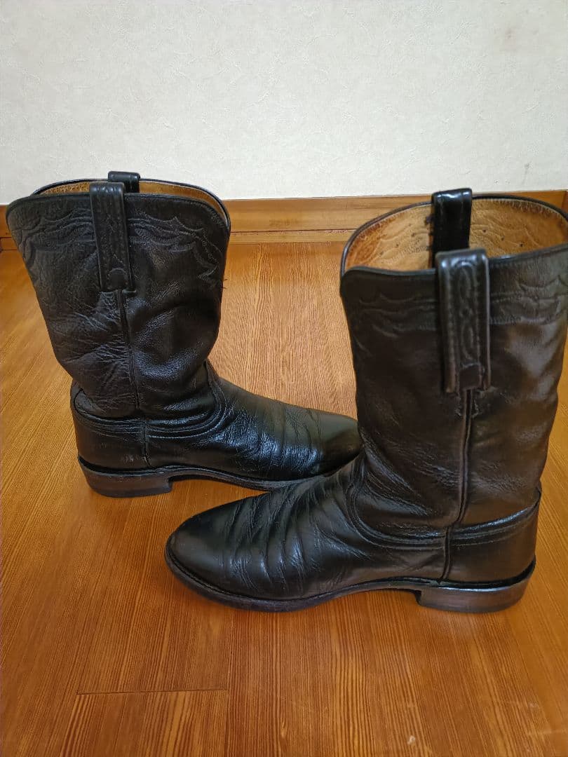 ルケーシー2000 ブーツ ローパー ペコス LUCCHESE ブラック