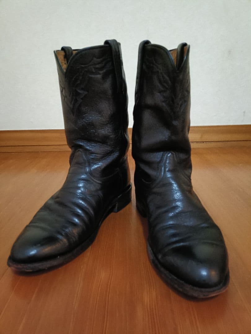 ルケーシー2000 ブーツ ローパー ペコス LUCCHESE ブラック