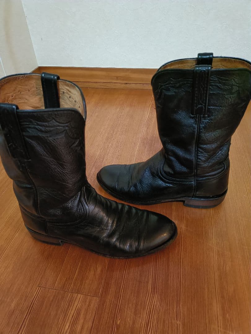ルケーシー2000 ブーツ ローパー ペコス LUCCHESE ブラック