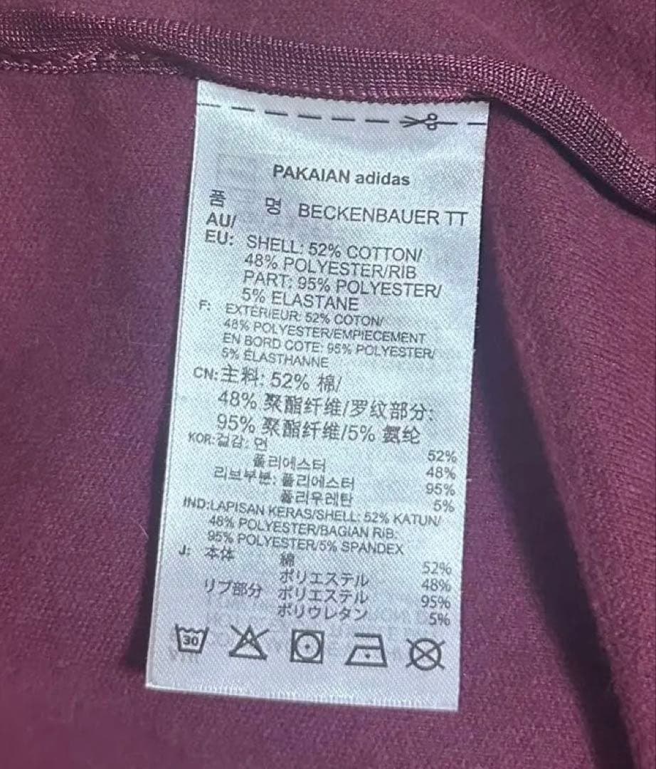 adidas Originalsトラックジャケット ベッケンバウアー