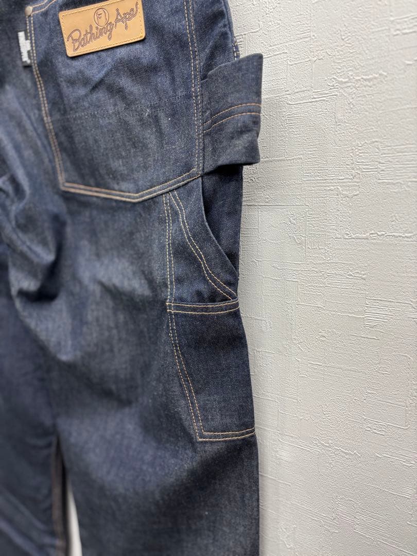 A BATHING APE ゴア ウインドストッパーペインター デニムパンツ