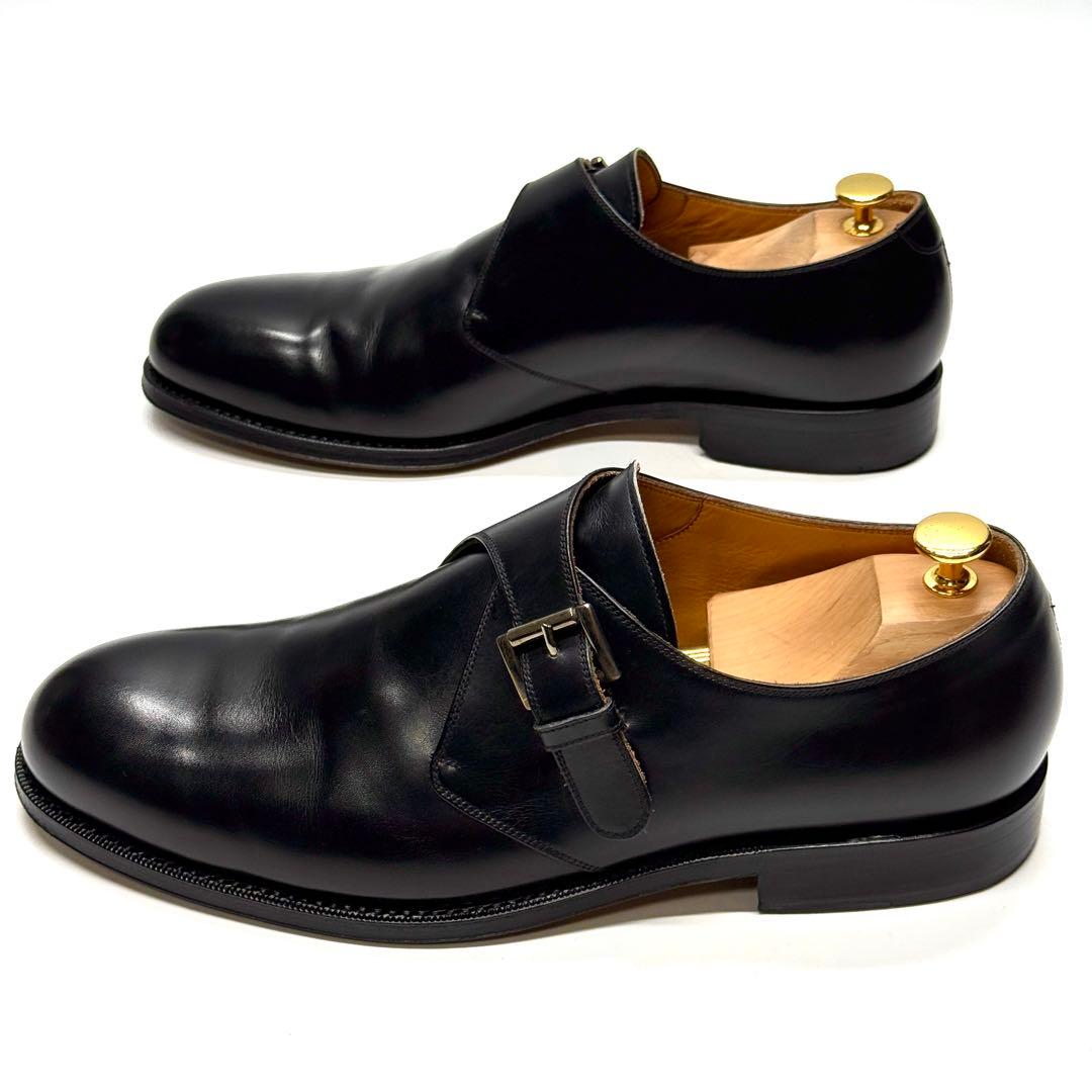 【美品】YANKO ヤンコ モンクストラップ ビジネスシューズ スペイン製