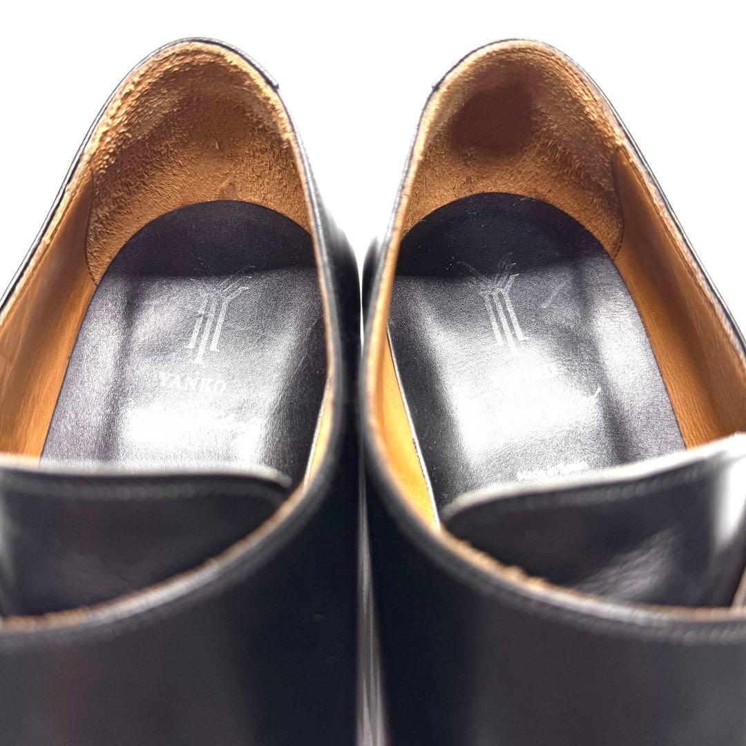 【美品】YANKO ヤンコ モンクストラップ ビジネスシューズ スペイン製