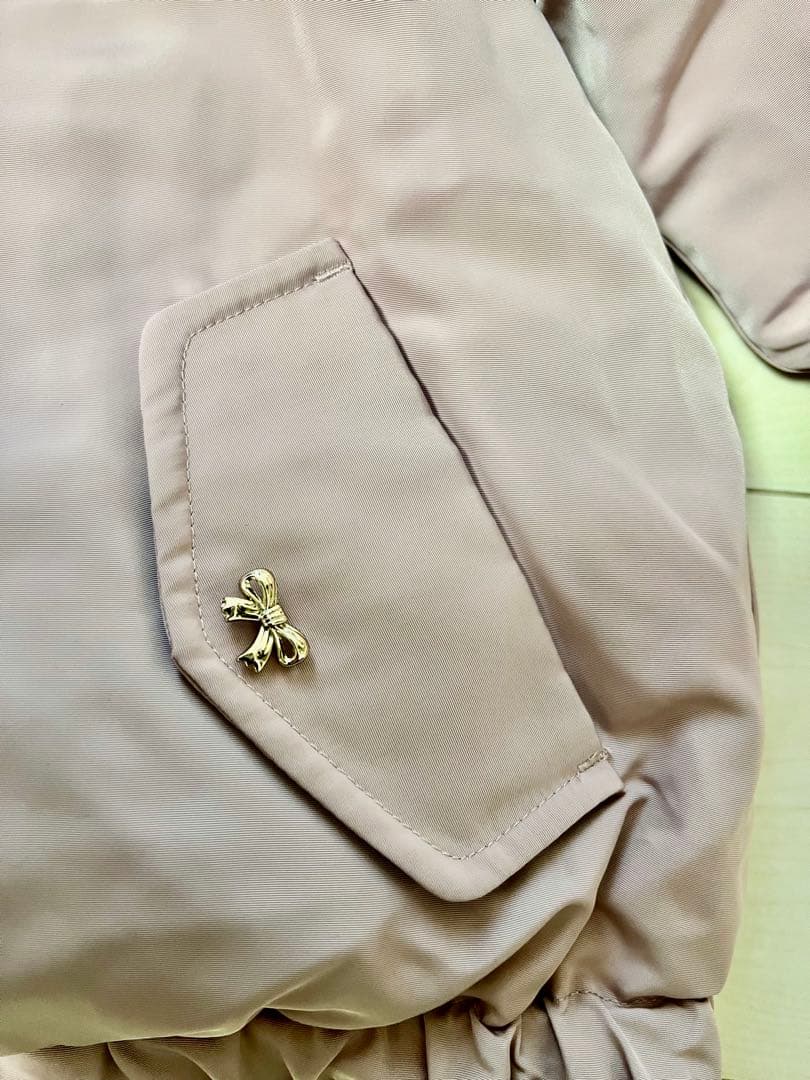 mezzo piano 新品未使用 リバーシブルダウンブルゾン140