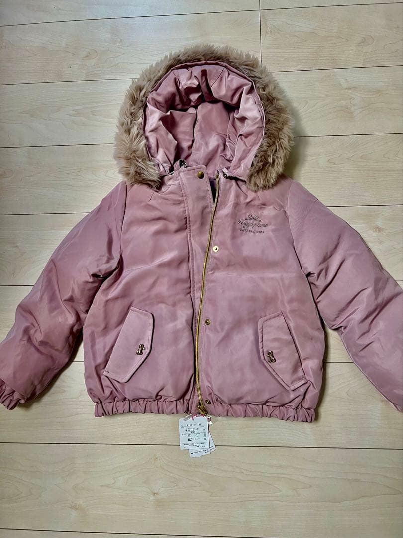 mezzo piano 新品未使用 リバーシブルダウンブルゾン140