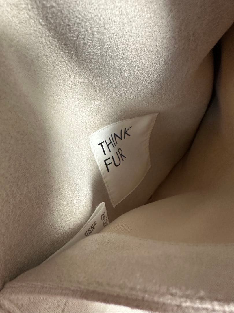 ジャケット・アウター think fur gradation fur foody jacket