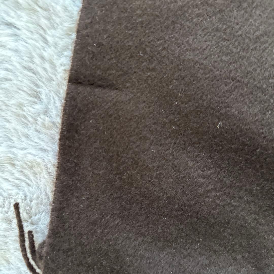 ロロピアーナ カシミヤ100% マフラー ダークブラウン 男女兼用