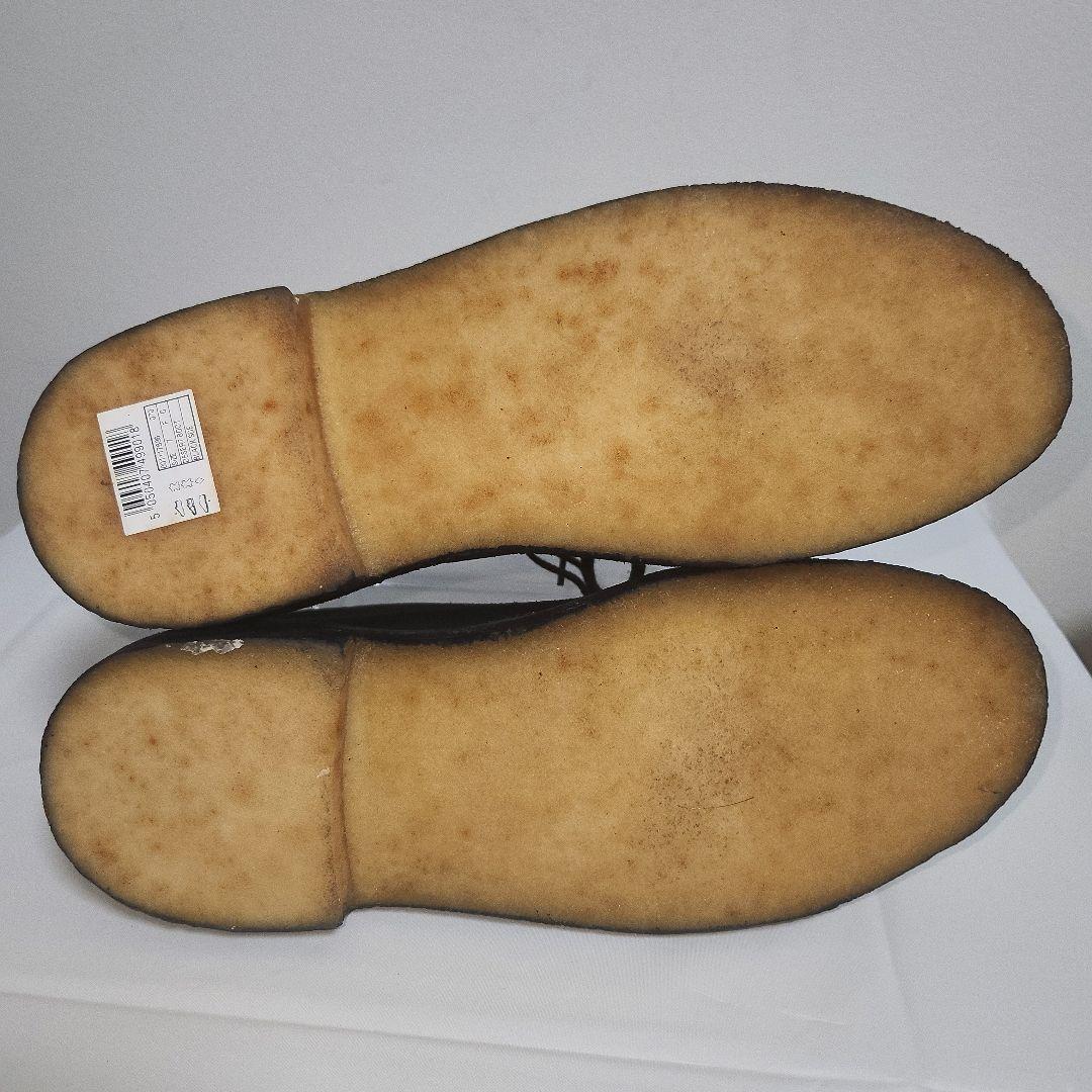 【美品】クラークス デザートブーツ スウェード ブラック 25.5