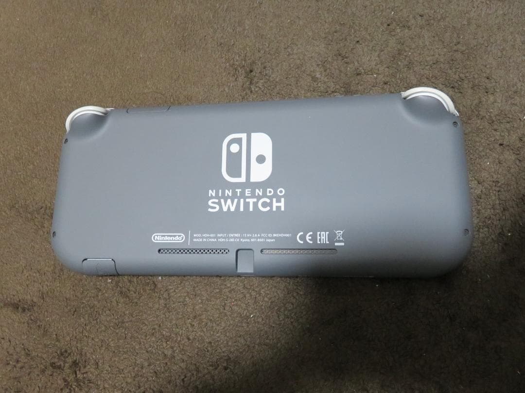 【使用極少】Nintendo Switch Lite グレー 本体　ケースおまけ