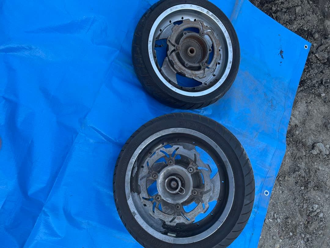 マジェスティ250(sg03j) y'sGEAR製　FRホイールセット