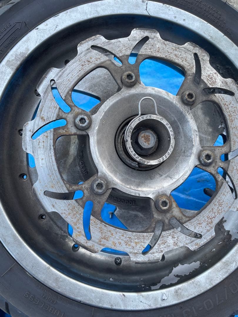 マジェスティ250(sg03j) y'sGEAR製　FRホイールセット