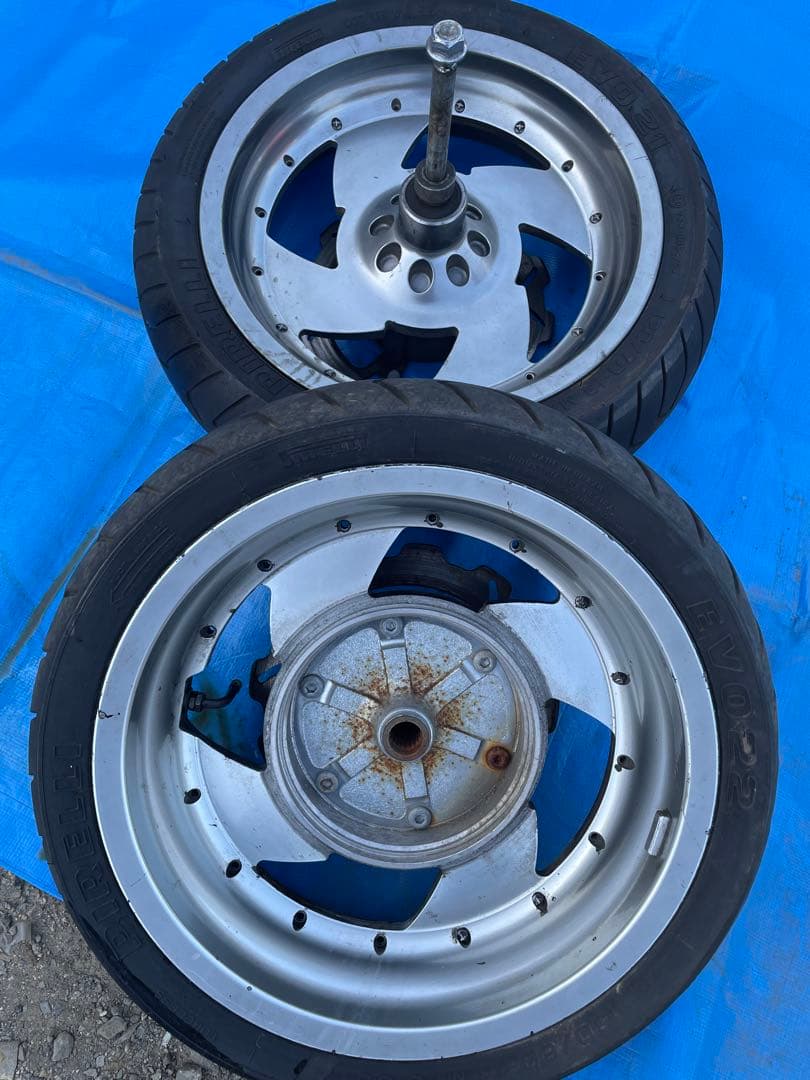 マジェスティ250(sg03j) y'sGEAR製　FRホイールセット